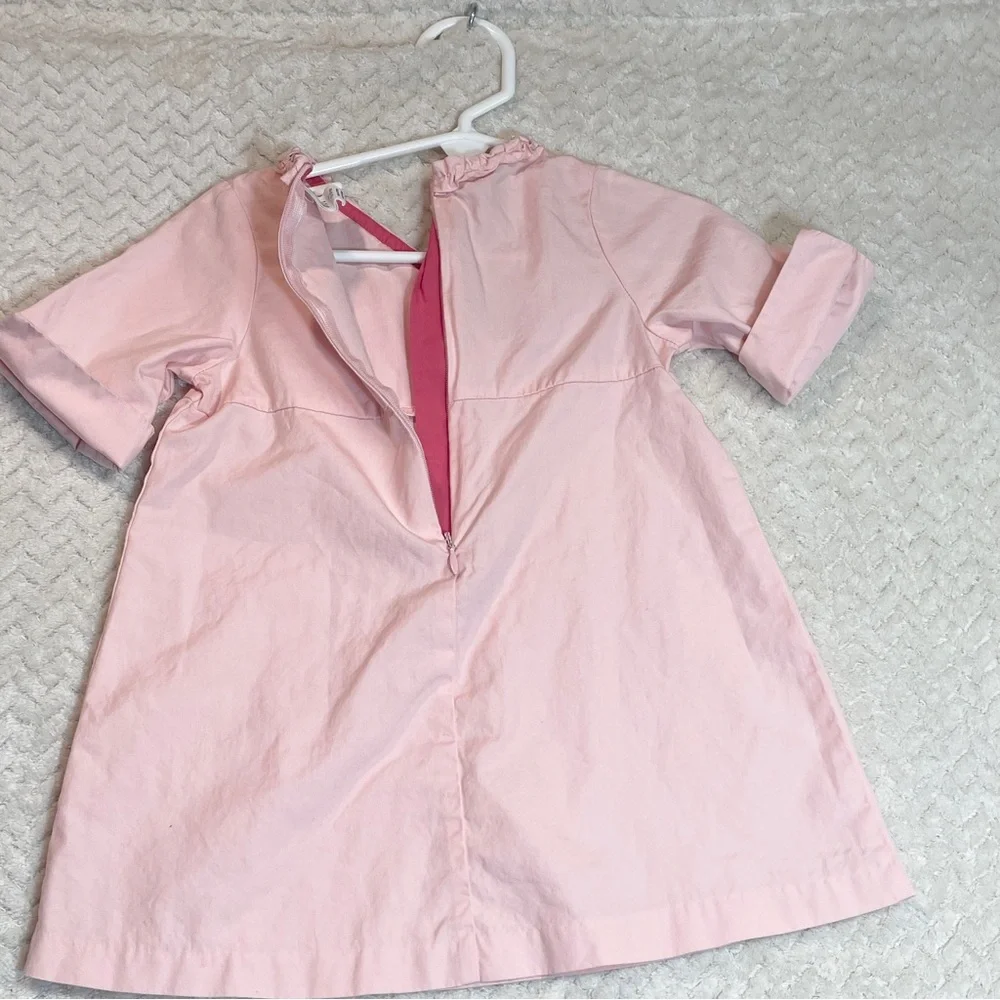 Baby Gap Infant Pink Kimono Style‎ Ruffle Pink 3/4 sleeve Dress Size 12-18mos